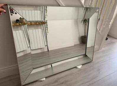 Vasto Mirror Silver Rectangular 1215mm x 910mm