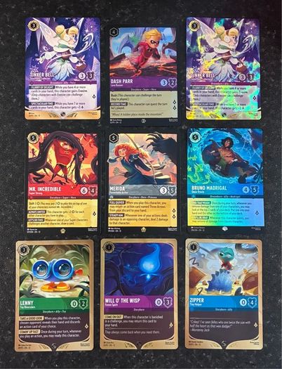 Lorcana cards