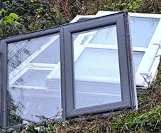 Triple Glazed Large Windows (Charcoal outside /white inside)