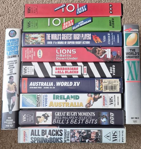 Rugby Vhs Bundle X 11