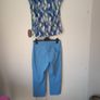 Capri Pants and Co-Ord Top Size 10-12 As New Image 3