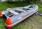 Inflatable Kolibri 4m Boat with trailer