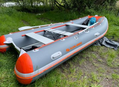 Inflatable Kolibri 4m Boat with trailer