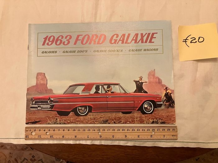 American car brochures. 1950s, 1960s and 1980s