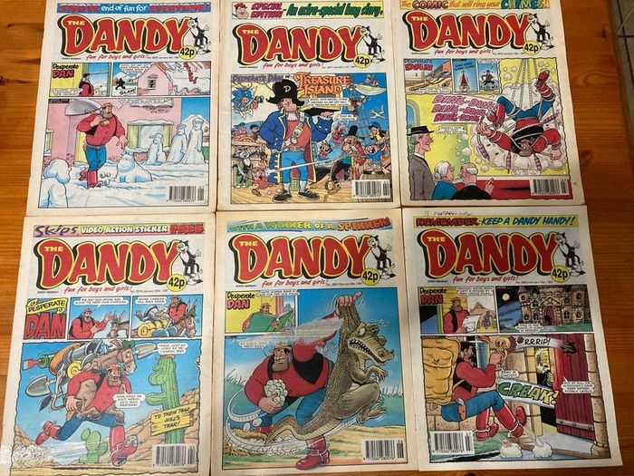 Comics: 'The Dandy' 1996,1997 and 1998 (52 numbers)