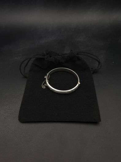 Vintage 925 Sterling Silver Childs Engraved Bangle, Birmingham 1972