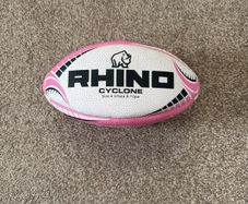 Rugby Ball - Rhino Cyclone Women's Rugby Ball - Size 4 (inflate)