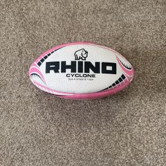Rugby Ball - Rhino Cyclone Women's Rugby Ball - Size 4 (inflate)