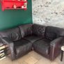 Leather Corner Couch Image 3