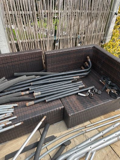 Free smyths trampoline spare parts/full kit minus net