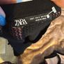 Zara black mesh short sleeve top size S UK8 EU36 Perfect condition Postage included Image 5