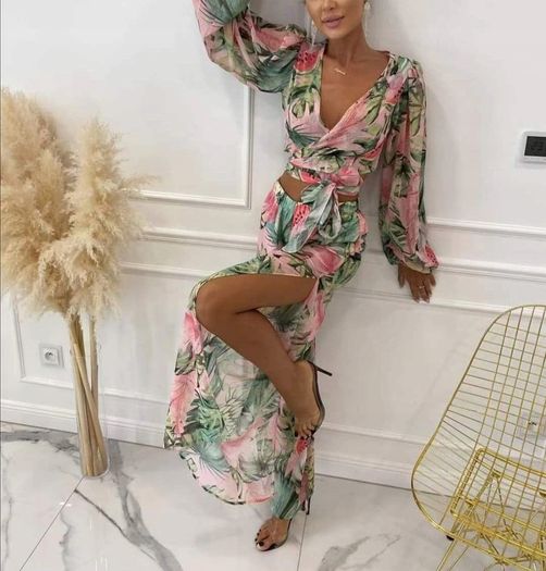 Watermelon chiffon set