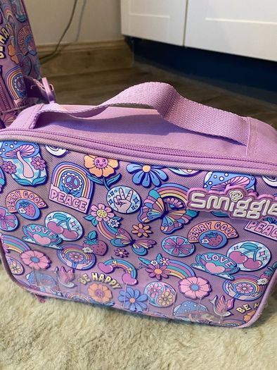 Smiggle school bag, lunch box and pencil case