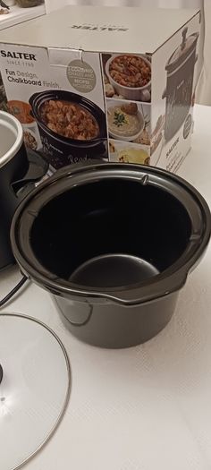 Salter Slow Cooker 3.5 litre with a chalkboard finish