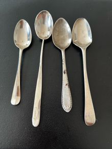 Antique/Vintage Sterling Silver teaspoons 925 52.2g