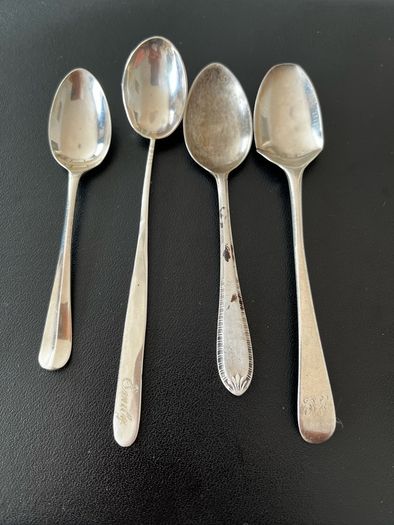 Antique/Vintage Sterling Silver teaspoons 925 52.2g