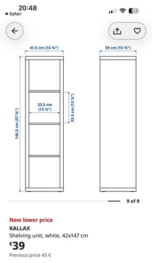 ikea unit kallax