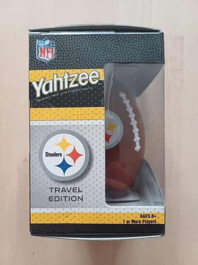 Yahtzee Dice Game NFL Pittsburgh Steelers American Football Travel Edition