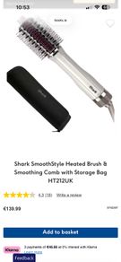 Shark heated hair brush