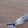Silver and gold plated diamond ring size 7 Image 3