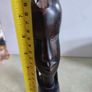 Vintage African Maasai Carved Ebony Wood Head Sculpture Africa Masai Image 3