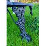 Tree Bench Cast Iron Black CH-R-717-B Image 2