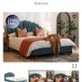 King size bed with brand new mattress Image 5