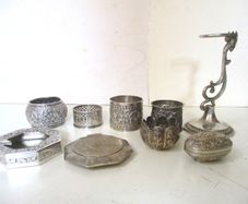 Small Lot Of Silver Plate