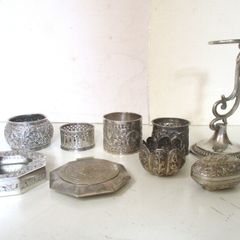 Small Lot Of Silver Plate