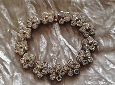 Vintage Diamonte Bracelet