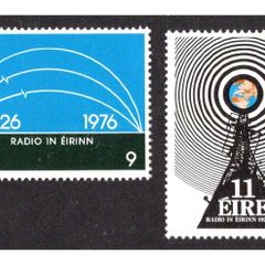 1976 Ireland 50th Anniversary of The Irish Broadcasting Service (RTE) Commemorative Stamps Mint Never Hinged (MNH)