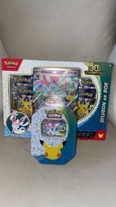 Pokemon 30th Anniversary Sylveon ex box and tin bundle