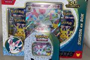 Pokemon 30th Anniversary Sylveon ex box and tin bundle