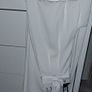 Brand New with Tags White Wide Leg Belted Trousers Image 2