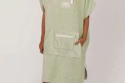 Ocean and Earth Women's Hooded Towel Poncho Changing Robe