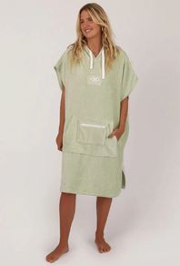 Ocean and Earth Women's Hooded Towel Poncho Changing Robe