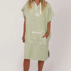 Ocean and Earth Women's Hooded Towel Poncho Changing Robe