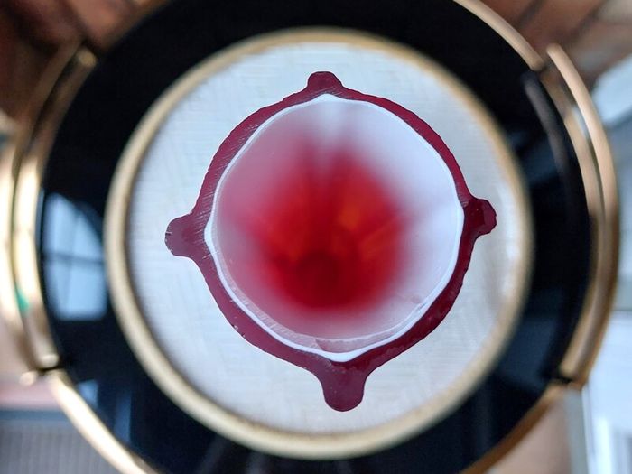 Vintage Murano Cranberry Vase