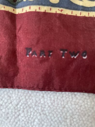 Vintage silk scarf Part Two