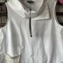 Bnwt white sleeveless top premiun brand Orly size medium 100% cotton Image 5