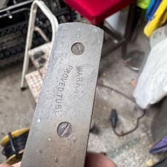 warranted proved tube brass spirit level