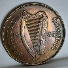 1935 Ireland 1d penny  Standard post included using An post digital stamp which costs 2.85