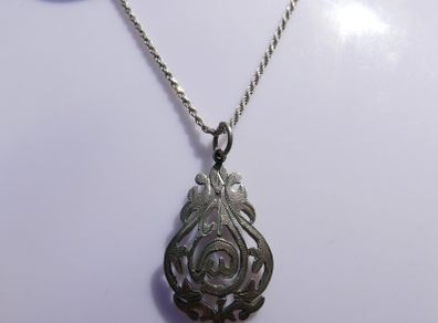 Vintage Sterling Silver 925 Pendant and Necklace length 16" - 5,95g