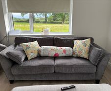 3 seater fabric couch