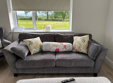 3 seater fabric couch