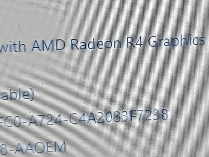 HP 15.6 inch Laptop, Model 15-ba079sa, AMD A6-7310 APU with AMD Radeon R4 Graphics, 2.0GHz, 4GB Ram, 1 Terrabyte HDD, Windows 10, Microsoft Edge, Chrome and VLC