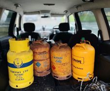5 Gas bottles for sale