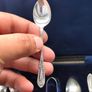 Sterling silver teaspoon set Image 5