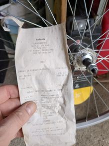 26" rear wheel