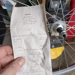 26" rear wheel